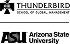 asu and thunderbird logos